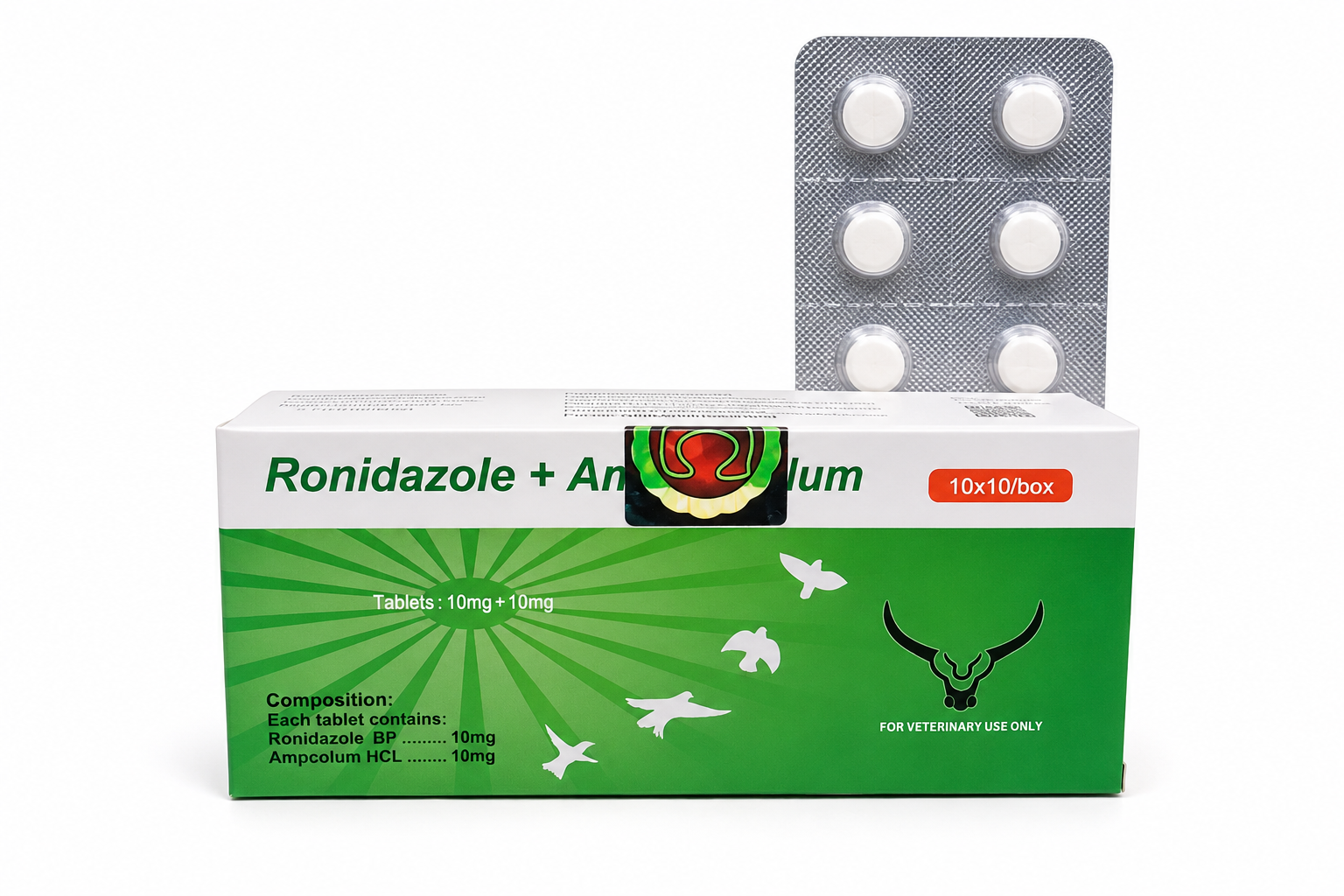 Ronidazole + Amprolium