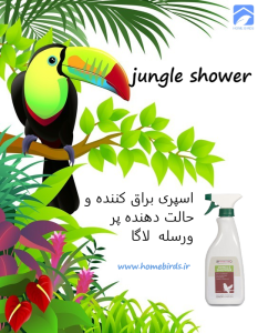 براق کننده jungle shower | اسپری براق کننده پر Jungle Shower