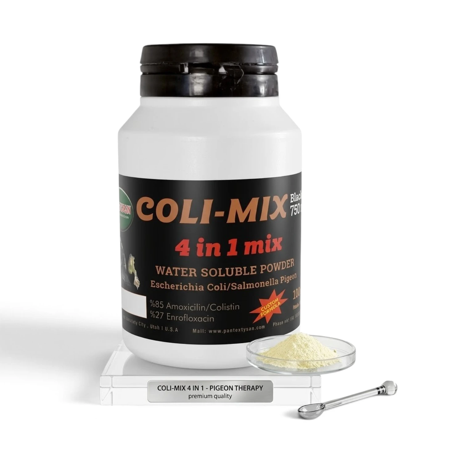 پودر Coli Mix تایسون برای کلی‌باسیلوز و عفونت روده کبوتر
