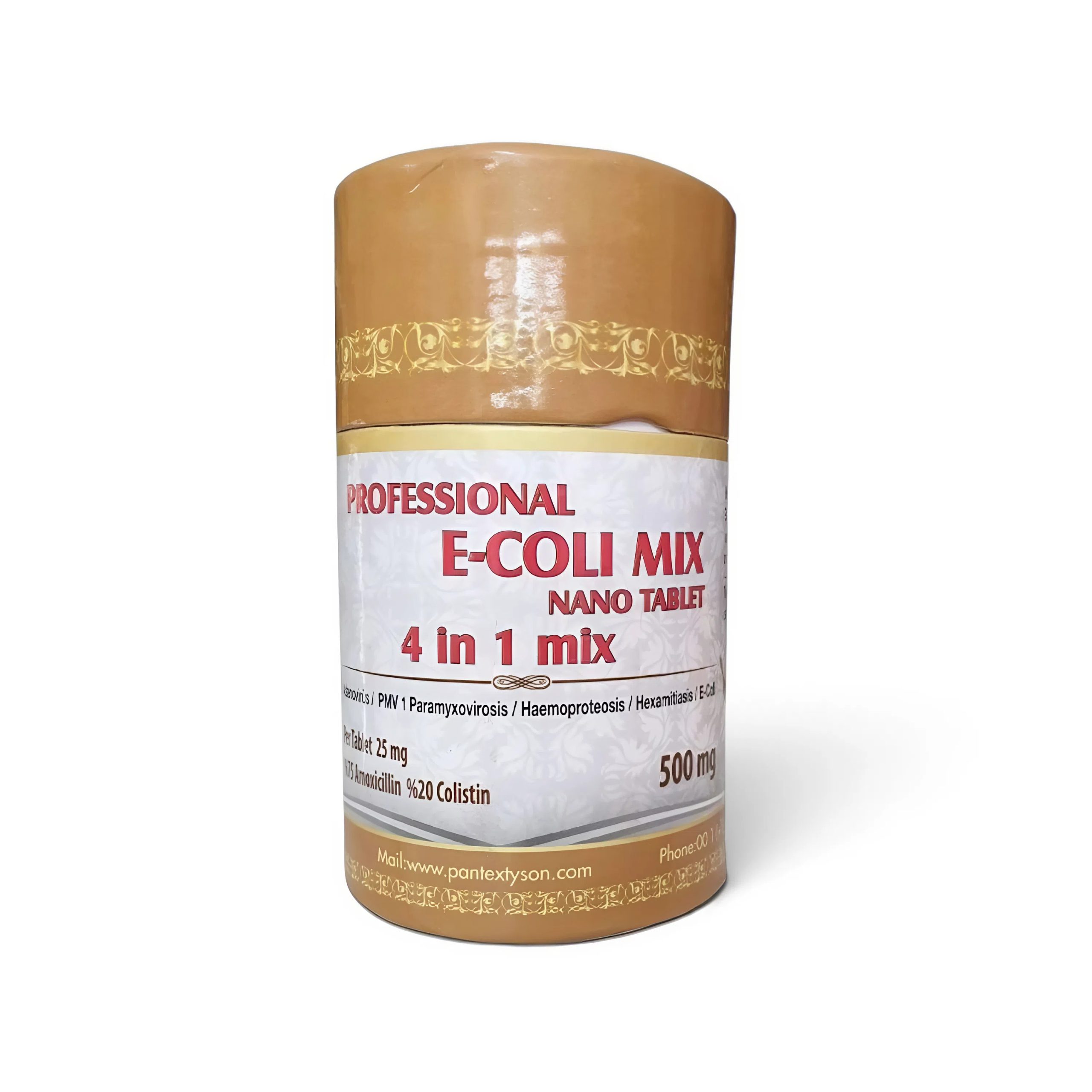 E-coli mix 4+1 تایسون برای عفونت‌های روده‌ای کبوتر