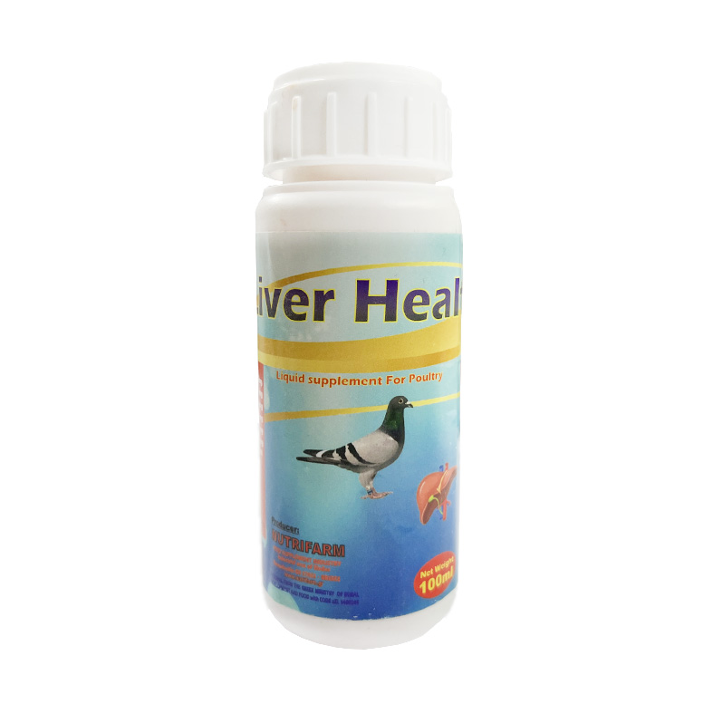 محلول Liver Health نوتری فارم برای حمایت تغذیه‌ای از کبد کبوتر