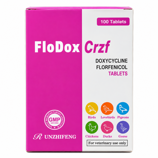 قرص فلوداکس کرزف FloDox Crzf برای پرندگان زینتی و کبوتر